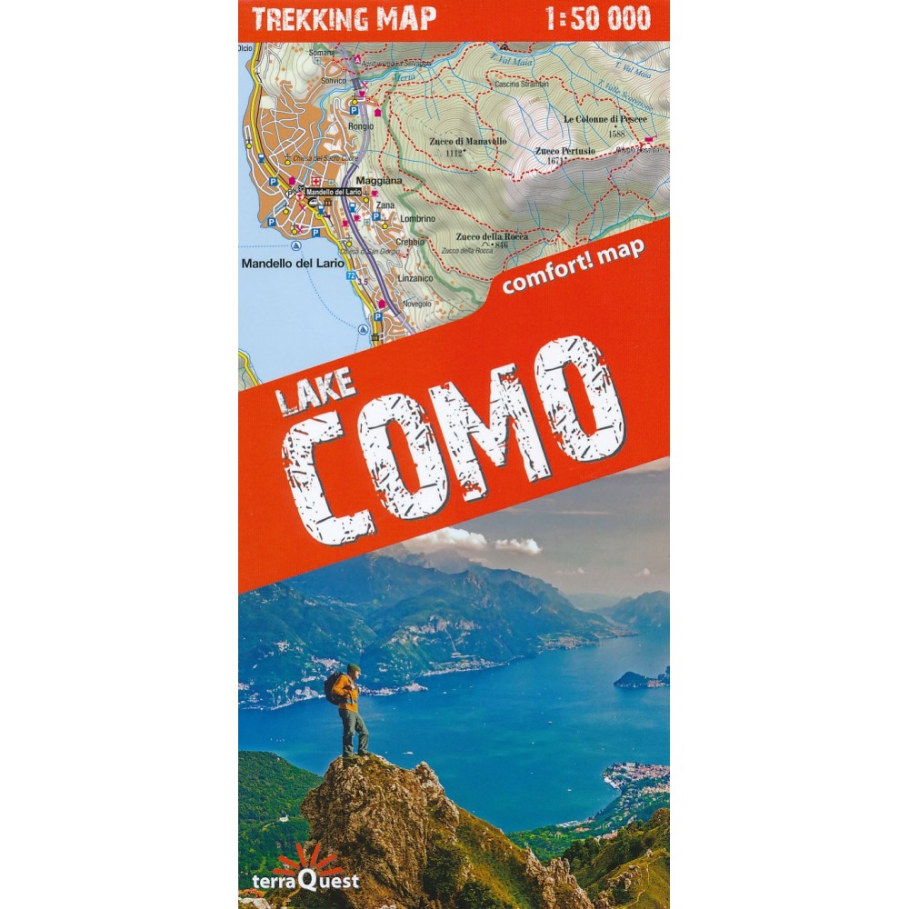 Comosjön Trekking Map